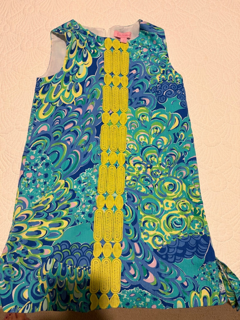 Girls Lilly Pulitzer shift dress size 8